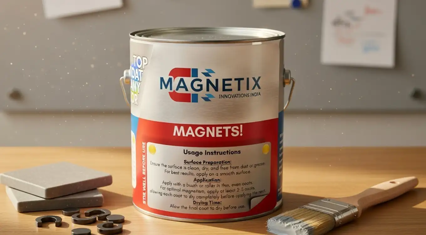Magnetic Paint and Putty Guide – Transform Any Wall into a Magnetic Surface by MIIPL